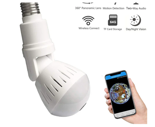Enhance Your Home Security with the Light Bulb Spy Camera